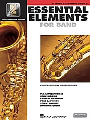 Zdjęcie produktu dla Essential Elements for Band BB Tenor Saxophone Book 2 Beginner Saxophone Method with Eei Online Resources