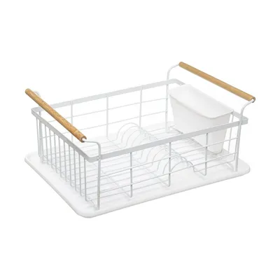Produktbild von Abtropfsieb für die Spüle 5five Blanc Kitchen Metall Weiß (43 x 32 x 18,6 cm)