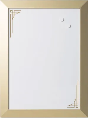 Zdjęcie produktu dla Tablica biurowa Kamashi 600 x 450 mm złota magnetyczna