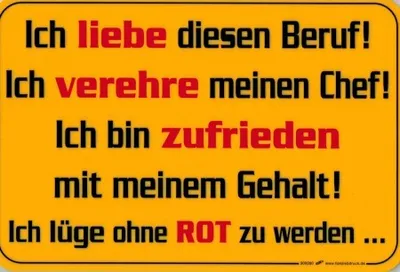 Produktbild von Witziges Schild - Ich liebe diesen Beruf - 309280 - 30cm x 20cm - Arbeit Job Chef