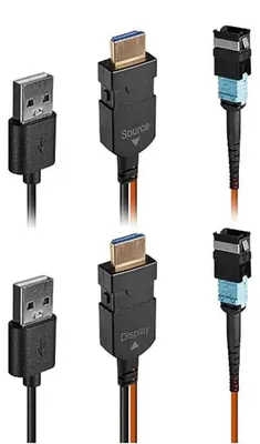 Produktbild von LINDY 100m MPO Fibre Optic HDMI 8K60 Extender