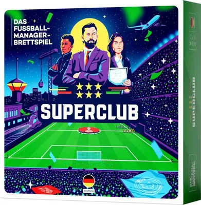 Produktbild von Superclub Fußballmanager-Brettspiel