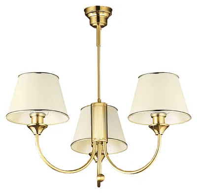 Zdjęcie produktu dla Lampa wisząca CLASSIC mosiądz 3xE27x40W metal wym:65x72x72cm IP20 Jupiter