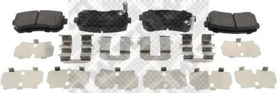 Produktbild von MAPCO Bremsbeläge Satz Hinten für HYUNDAI Tucson (TL, TLE) 6922/1