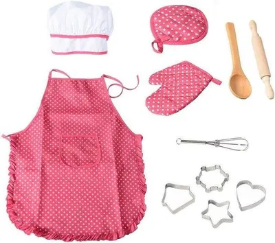 Produktbild von Backschürzen-Set mit Kochzubehör - 11-teilig