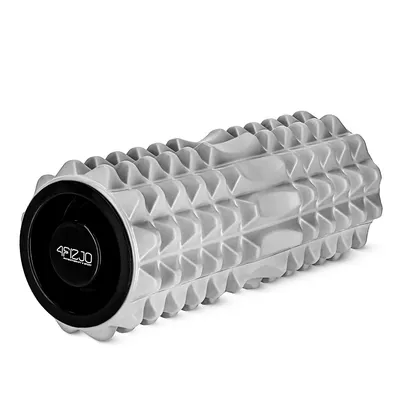 Produktbild von 4FIZJO EVA Faszienroller, 33 cm, mit Noppen, für Triggerpunktarbeit und Muskelmobilisation, für Fitness, Reha und Selbstmassage, Grau