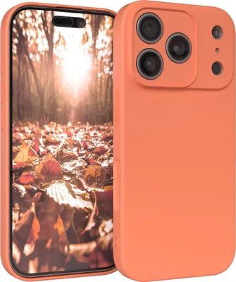 Produktbild von EAZY CASE - TPU Hülle für Apple iPhone 17 Pro, TPU Case stoßfeste Handyhülle, weiches Cover mit Kameraschutz, Silikonhülle in Orange