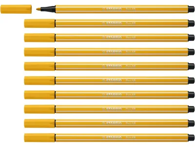 Produktbild von STABILO Premium-Filzstift - Pen 68 - 10er Pack - curry