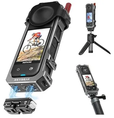 Zdjęcie produktu dla Rama aluminiowa do INSTA360 X4 uchwyt szybkie zwalnianie