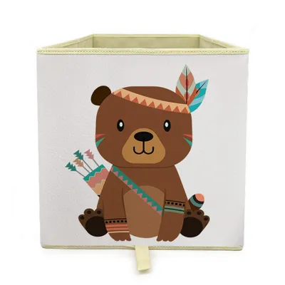 Produktbild von Stoffspielzeugkiste Bär Indianer