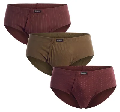 Imagen del producto de Paquete de 3 calzoncillos para hombre Abanderado, modelo Essential, con abertura (A0090)