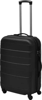 Obrázek produktu pro vidaXL 3-dílná sada tvrdých kufrů černá 45,5/55/66 cm