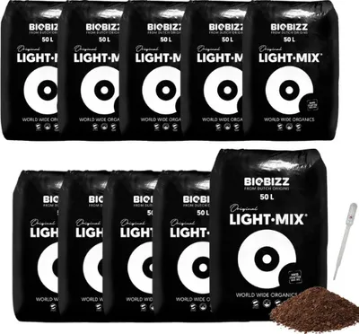 Produktbild von BioBizz Light-Mix 50L – Vorrats-Set mit 10 Beuteln