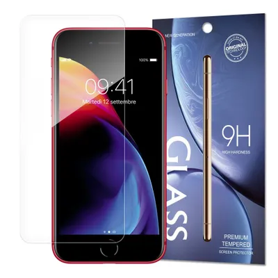 Produktbild von Tempered gehärtetes 9H Glas für Apple iPhone 7/iPhone 8/iPhone SE 2020/iPhone 6/iPhone 6s - Durchscheinend KP11032