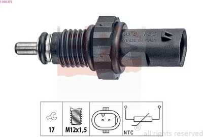 Produktbild von EPS 1.830.375 Kühlmitteltemperatursensor für BMW 5 Touring (F11) 1 Schrägheck (F20) 3 Touring (F31) 5 Limousine (F10) 3 Limousine (F30, F80)