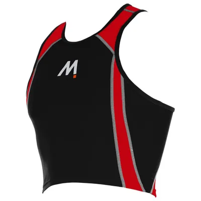 Produktbild von Hydrodynamisches Badebekleidung Top mit ultradichten Stichen und elastischen Nähten, Schwarz/Rot, XL