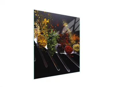 Image de Planche à découper en verre 45x52 Épices