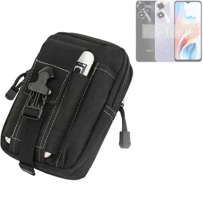 Produktbild von K-S-Trade Gürtel Tasche kompatibel mit Oppo A2m Gürteltasche Holster Schutz Hülle Handy Hülle Smartphone outdoor Handy-Hülle schwarz