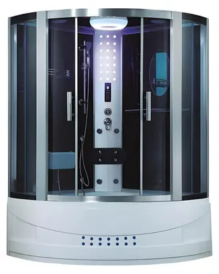 Produktbild von Dusche Hydromassagedusche Massageduschkabine Designsauna Duschkabine 135x135 cm