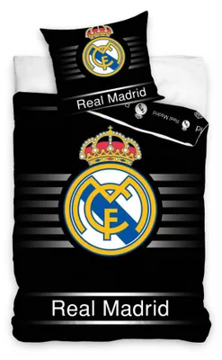 Produktbild von Real Madrid Black Bettwäsche 140×200cm, 70×90 cm