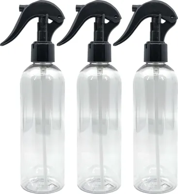 Immagine prodotto di Flacone spray BiOHY (trasparente) 250 ml, flacone spray a pompa, spruzzatore manuale, flacone spray - confezione da 3