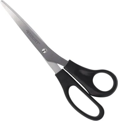 Produktbild von Famanu Büroschere 20 cm - rostfreier Stahl, ergonomischer Griff