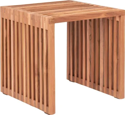 Produktbild von Beistelltisch >Pego< in Braun, Teak - 40x40x40cm (BxHxT)