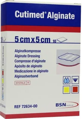 Produktbild von CUTIMED Alginate Alginatkompressen 5x5 cm