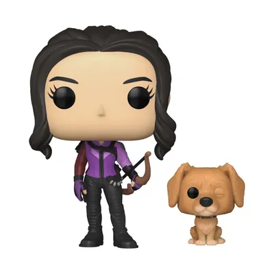 Immagine prodotto di Funko Occhio di Falco POP & Buddy Figurina in vinile Kate Bishop con il cane Pizza 9 cm FK59481