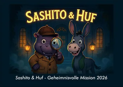 Produktbild von Sashito & Huf - Geheimnisvolle Mission 2026 Fotokalender DIN A5