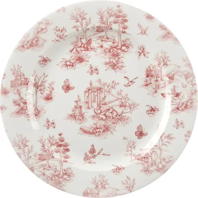 Produktbild von Churchill Vintage Prints Teller, Cranberry-Toile-Druck, 305 mm, (6 Stück)