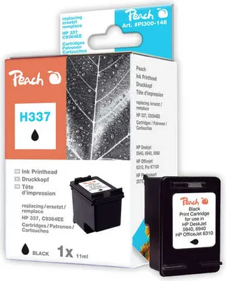 Produktbild von Peach PI300-148 Druckkopf Peach HP Nr.337 C9364E schwarz Comp.