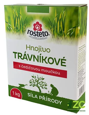 Produktbild von Dünger ROSTETO mit Basalt-Rasengrasmehl 1kg