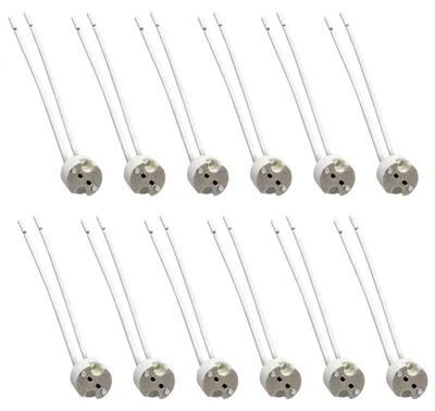 Image de Adaptateur de douille GU5.3 en céramique, lot de 12 pièces