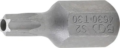 Image de BGS Embout de tournevis hexagonal 10 mm (3/8") profil T (pour Torx) avec alésage T30 - 4630