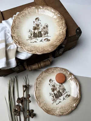 Immagine prodotto di Hermia Concept, set di piatti da dessert di alta qualità (6 pezzi), 22 x 22 cm | 100% porcellana, lavabili in lavastoviglie e utilizzabili nel microonde | Ideali per occasioni eleganti e per l'uso quotidiano.