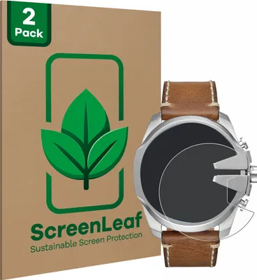 Produktbild von 2x ScreenLeaf Schutzfolie für Diesel Mega Chief nachhaltiger Displayschutz Display Schutz Folie Klar Transparent