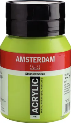 Produktbild von Royal Talens Acrylfarbe Gelbgrün 500 ml - Amsterdam Standard