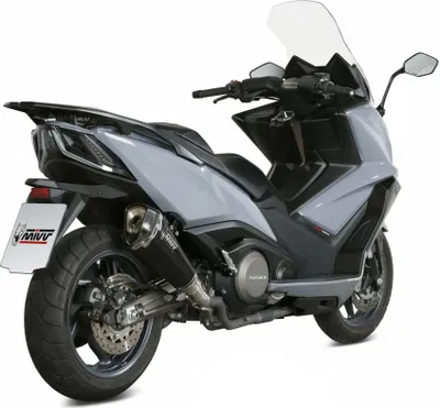 Immagine prodotto di Marmitta Slip-on MIVV Delta race in acciaio inox per KYMCO ak 550