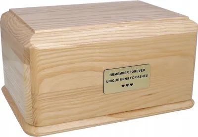 Obrázek produktu pro Dřevěná pohřební urna Urna pro lidský popel Personalizovaná urna