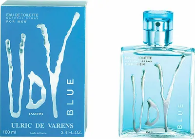 Produktbild von Ulric de Varens UDV Blue, Männer, 100 ml, Spray, Alcohol denat., Aqua (Water), Parfum (Fragrance), Ethylhexyl methoxycinnamate, Ethylhexyl..., 1 Stück(e)