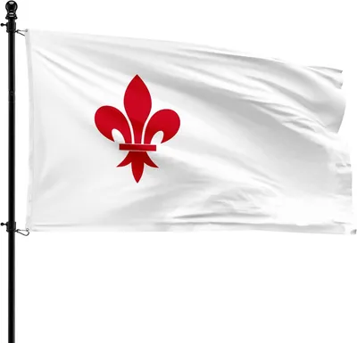 Produktbild von Gemeindeflagge Oupeye, 90 x 150 cm, Polyester, für Fahnenmast