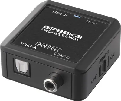 Produktbild von SpeaKa Professional Audio Konverter [HDMI - Koaxial, Toslink]