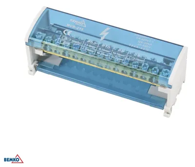 Obrázok produktu pre 30-terminálový distribučný blok 2x15 (11x5,3 mm, 2x7,5 mm, 2x9,1 mm) Bemko