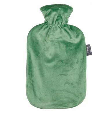 Produktbild von Fashy Wärmflasche 2,0L mit Flauschbezug grün