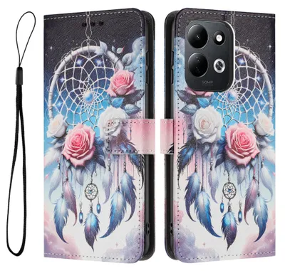 Obrázok produktu pre Obal na mobil s klopkou a peňaženkou pre Xiaomi Redmi 17 4G / 5G, vyrobený z umelého koženky, knižný dizajn
