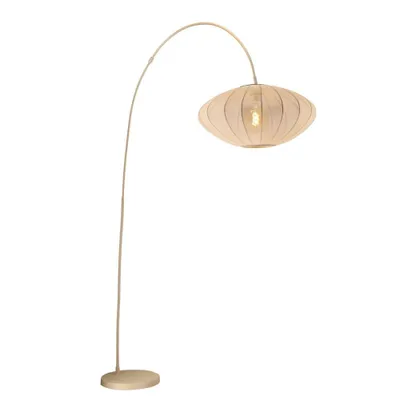 Zdjęcie produktu dla Łukowa lampa podłogowa Corina 03747/60/38 do sypialni beżowa