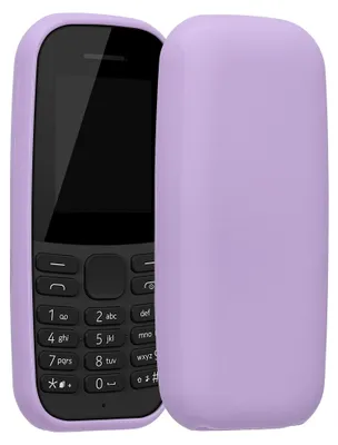 Produktbild von kwmobile Handyhülle für Nokia 105 (2019) Hülle - TPU Case - Kabelloses Laden - Schutzhülle Cover in Lavendel