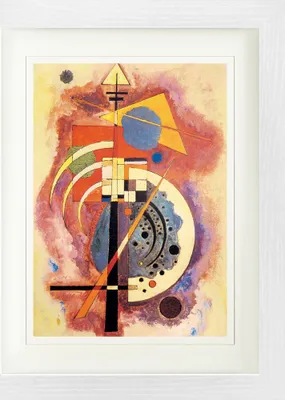 Produktbild von Wassily Kandinsky Gerahmtes Bild Mit Edlem Passepartout | Wand-Bilder | Im Bilderrahmen - Hommage An Grohmann, 1926 (40 x 30 cm)
