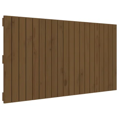 Produktbild von Wand-Kopfteil Honigbraun 127,5x3x60 cm Massivholz Kiefer